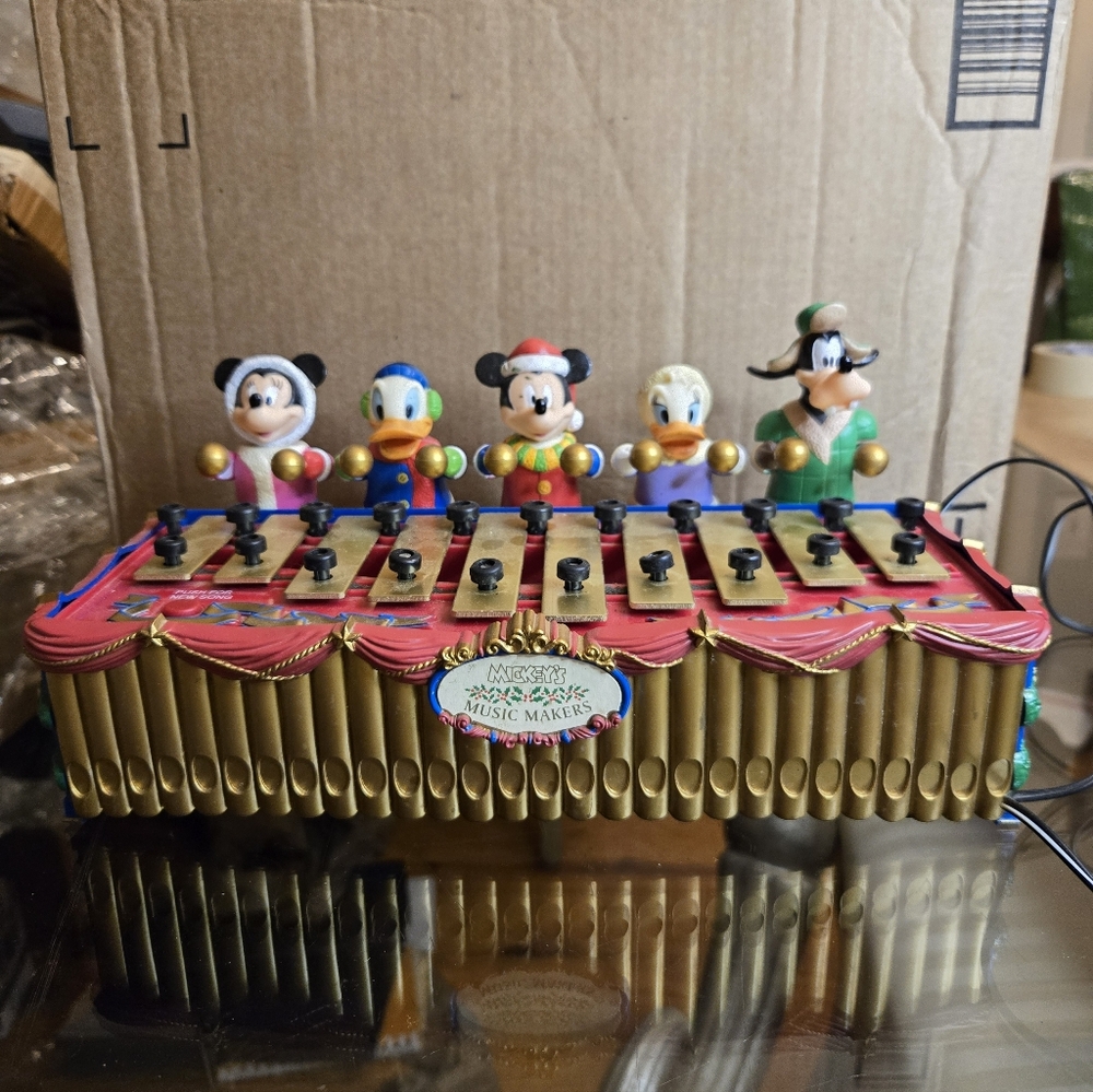 Mr Christmas 1996 Mickey's Music Makers Xylophone Battery & Electric